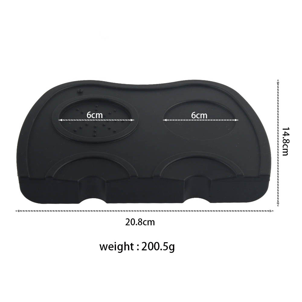 Coffee Tamper Mat, Espresso Silicone Mat Anti-Slip — product information