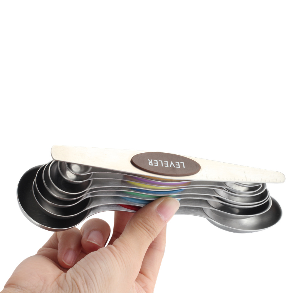 Magnetic Measuring Cups And Spoons Set-Heavy Duty 304 Stainless Steel — 3
