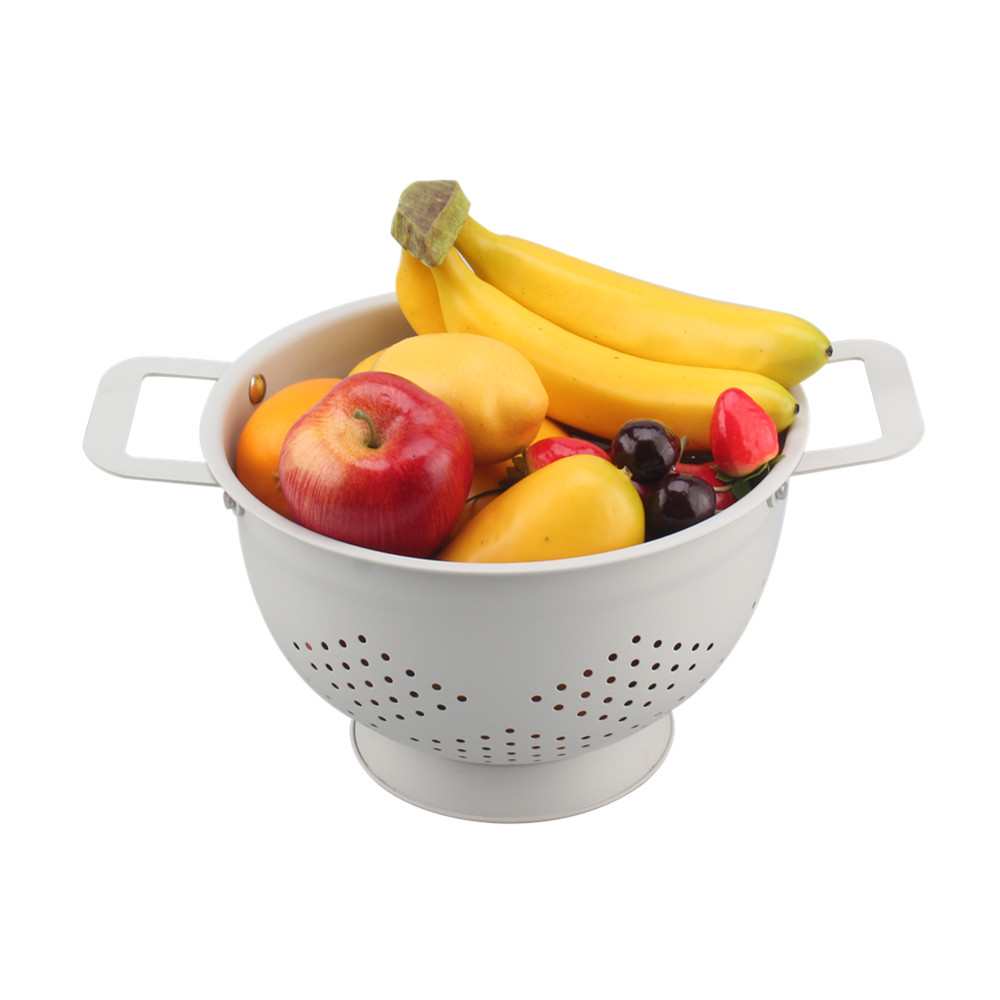 Metal Colander Set Of 2, Strainer Basket With Handles — 2