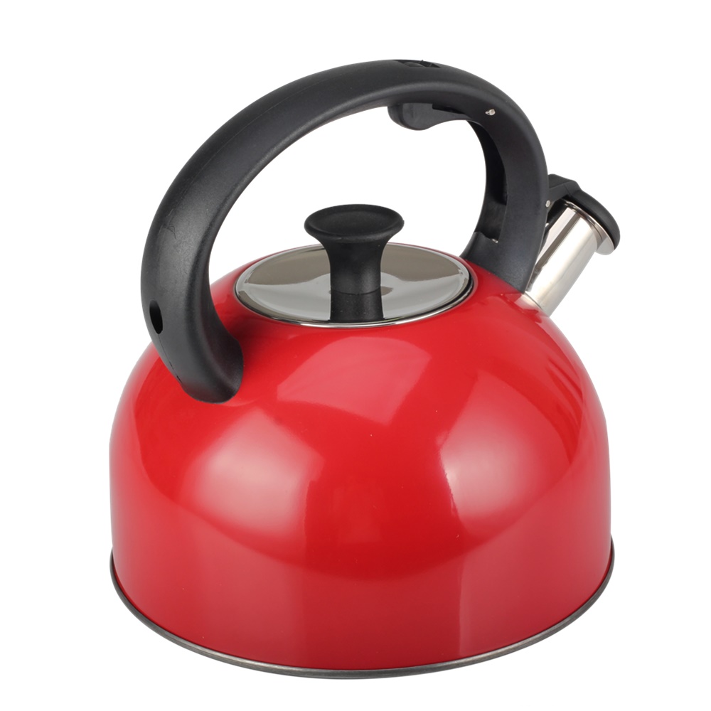 Whistling Kettle Hob Kettle Kettle for Gas Induction Camping Kettle Red — 2