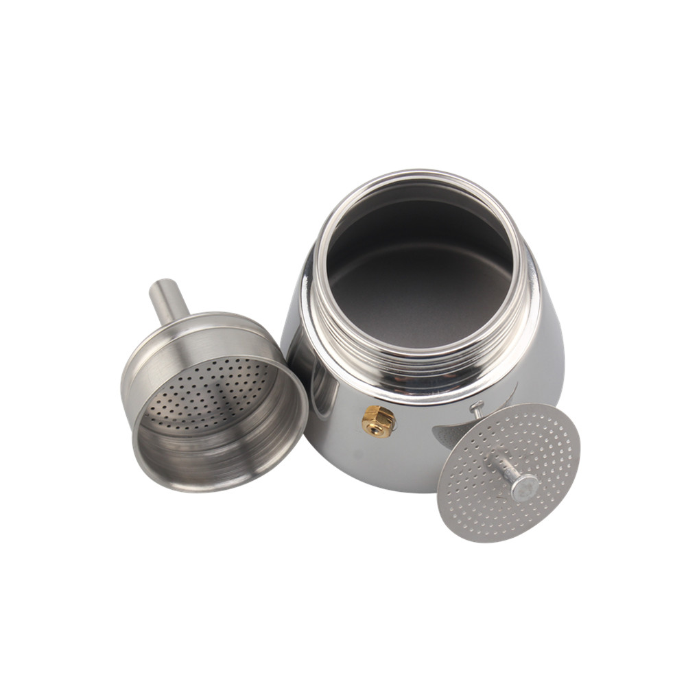 Stovetop Espresso Maker Stainless Steel Italian Coffee Maker — product information