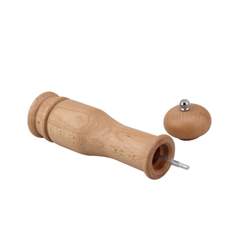 Wooden Pepper Mill Salt Grinder Refillable — product information