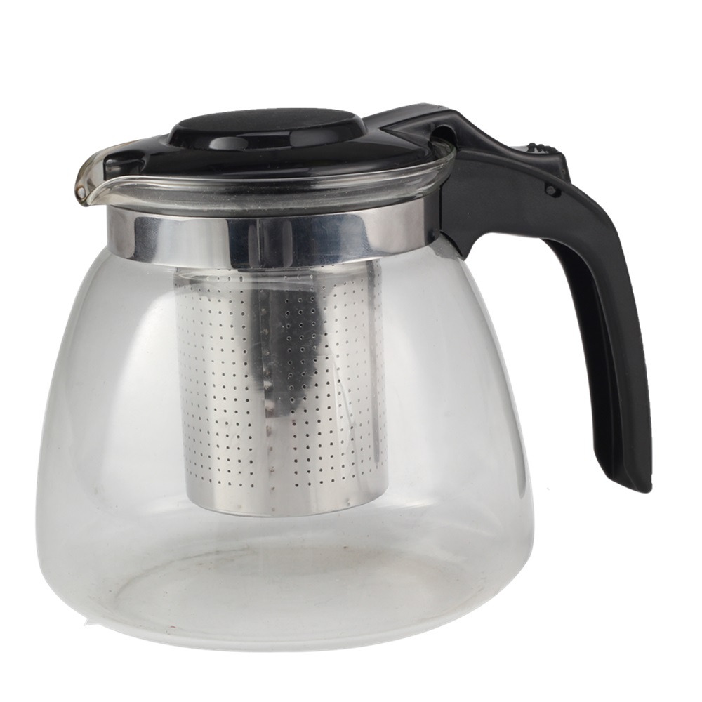 Tea Pot With Removable Stainless Steel Infuser, Plastic Handle — 2