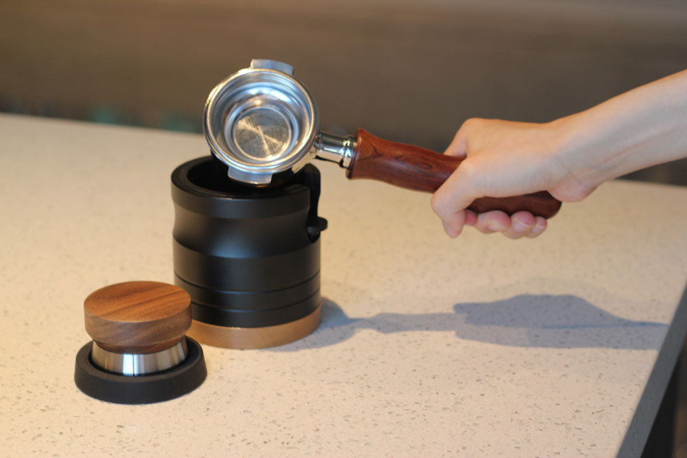 58mm Espresso Stainless Steel Spout Portafilter With 2 Ears — product information