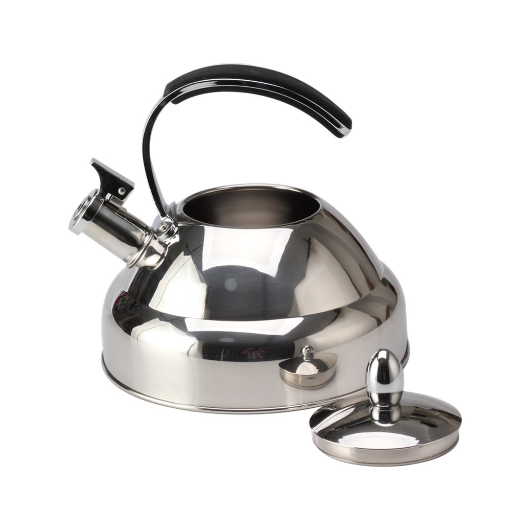 Stainless Steel Whistling Tea Kettle With Silicone Handle — product information