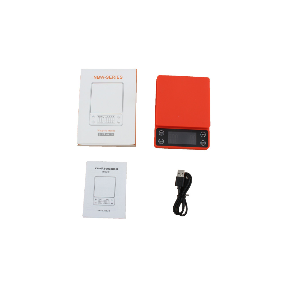 High Precision Kitchen Scale With Large Led Display, Electronic Espresso Coffee Weighing Scales — 2