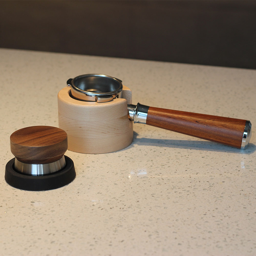 Stainless Steel Portafilter With Wood Handle — 5