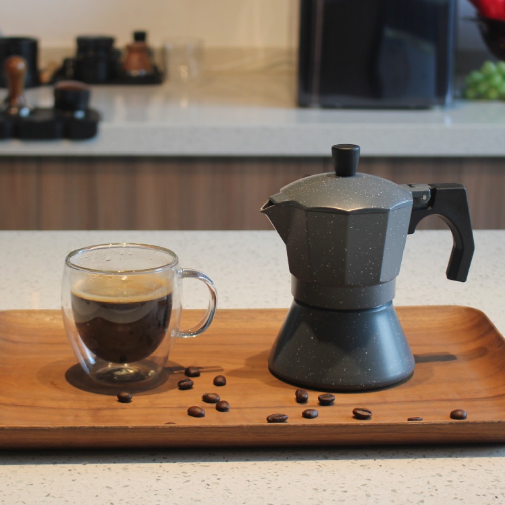 Stovetop Coffee Maker, Aluminum Coffee Pot — product information