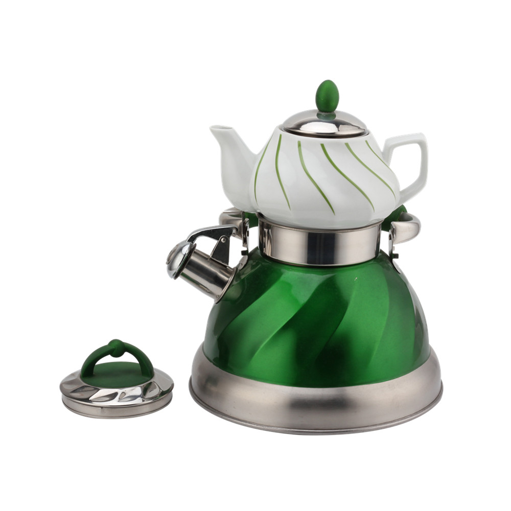 Whistling Kettle-Stainless Steel-Kettle With Design — product information