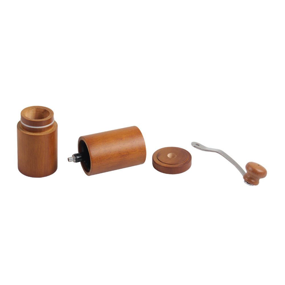 Coffee Mill With Handle, Coffee Bean Grinder Wooden Mill — 4