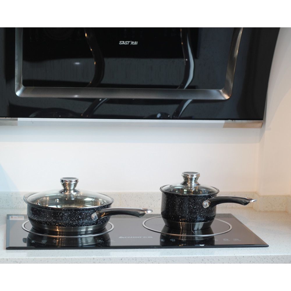 12-Piece Stainless Steel Pots And Pans Induction Cooker for Kitchen — 4