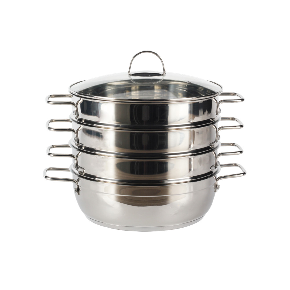4 Tier Stainless Steel Steamer — product information
