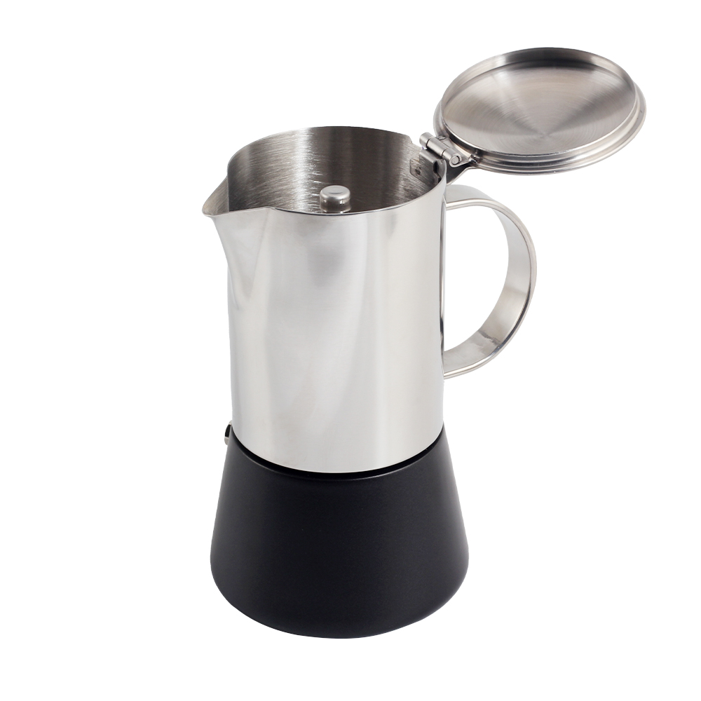 Stovetop Espresso Maker Stainless Steel Italian Coffee Machine Maker — 4