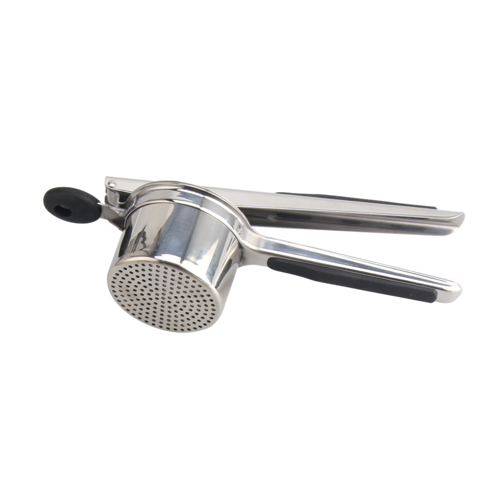 Potato Ricer, Stainless Steel Potato Ricer, Non-Slip Silicone Handles — 6