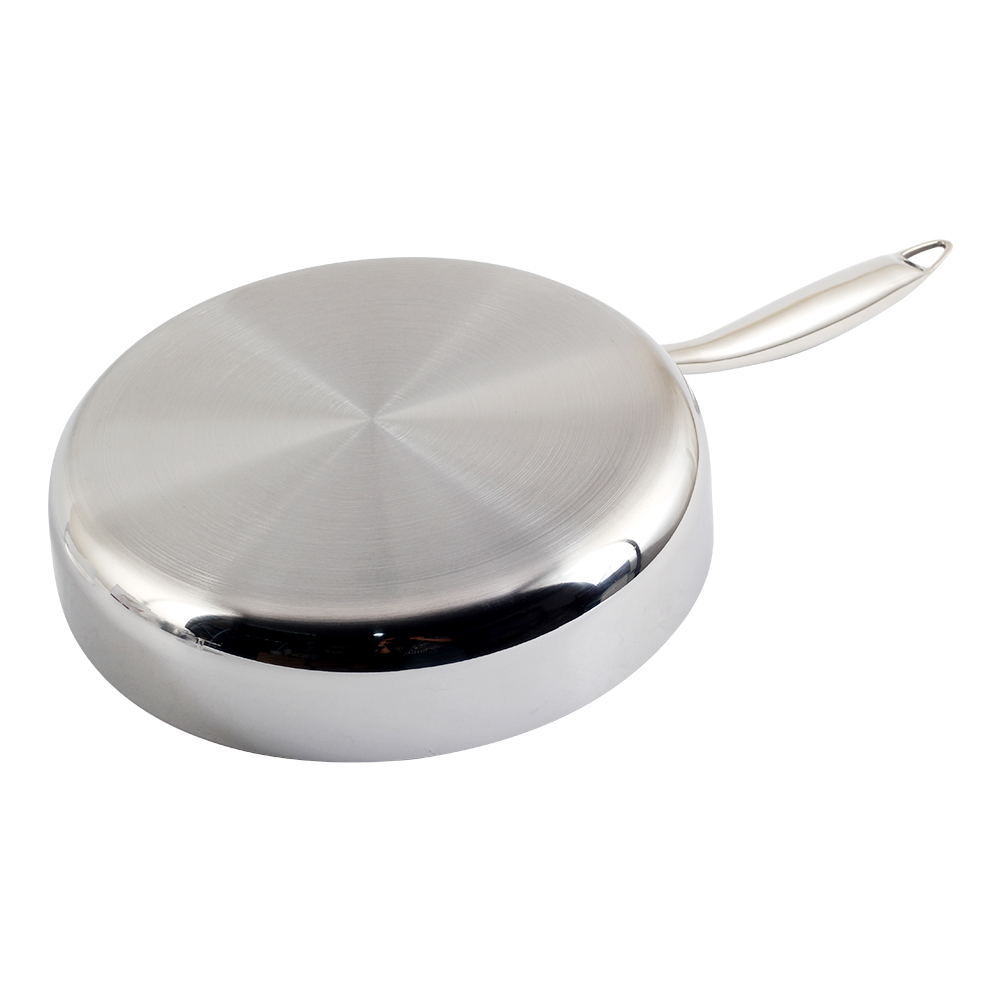 12 Inch Tri-Ply Stainless Steel Frying Pan With Lid — 3