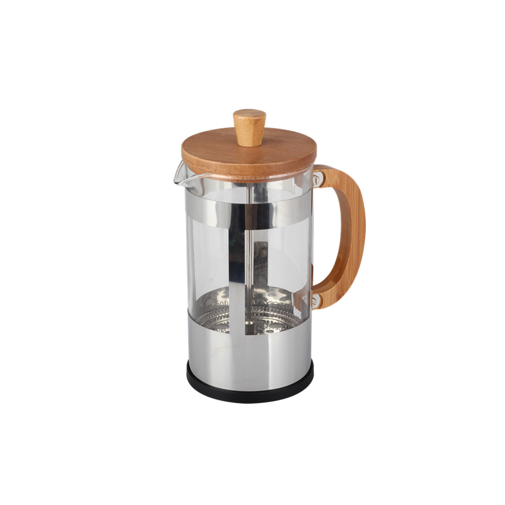 1000ml Stainless Steel Coffee Press With Bamboo Handle — product information