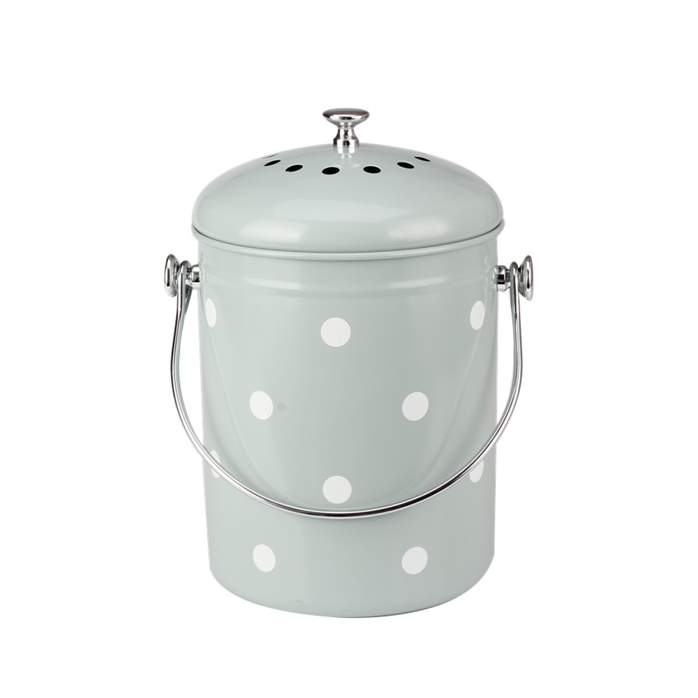 Indoor 1.0 Gallon Stainless Steel Compost Pail
