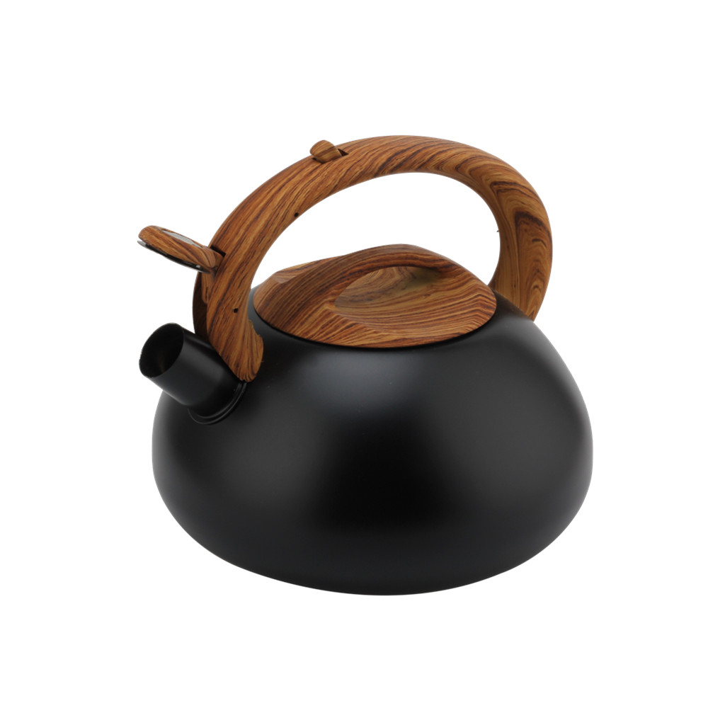 Whistling Teapot With Wooden Handle for Induction And Gas — 2