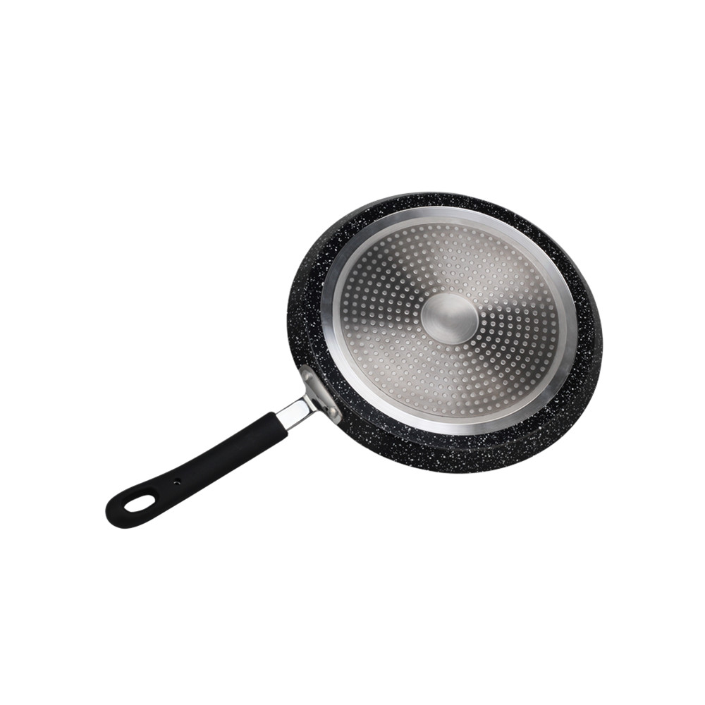 Non-Stick Black Stainless Steel Fry Pan — 6