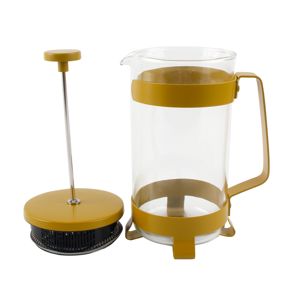 Bpa-Free Brewed Tea Pot Coffee Plunger, Heat Resistant Thickness Borosilicate French Press — 4