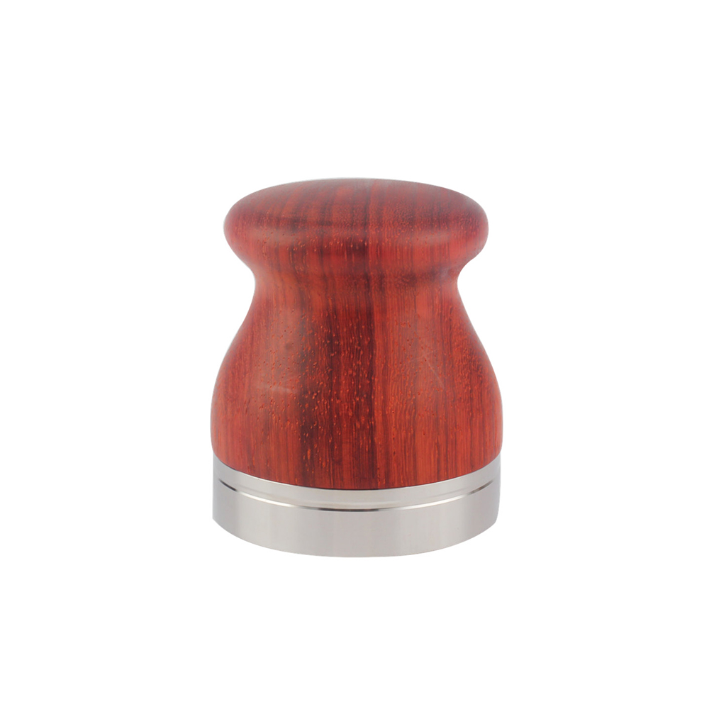 Stainless Steel Espresso Press With Wood Handle — 4