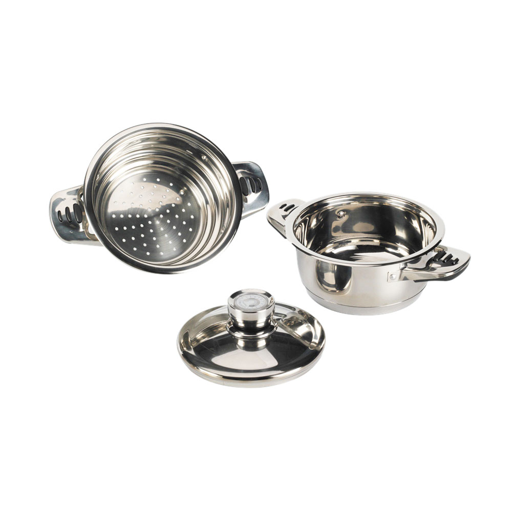 12-Piece Stainless Steel Pots And Pans — product information