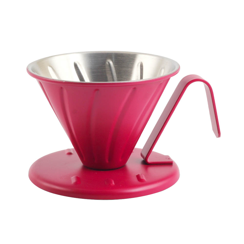 Fashionable Coffee Dripper Set Including Stainless Steel Filter, Coffee Cup And Gooseneck Kettle — 2