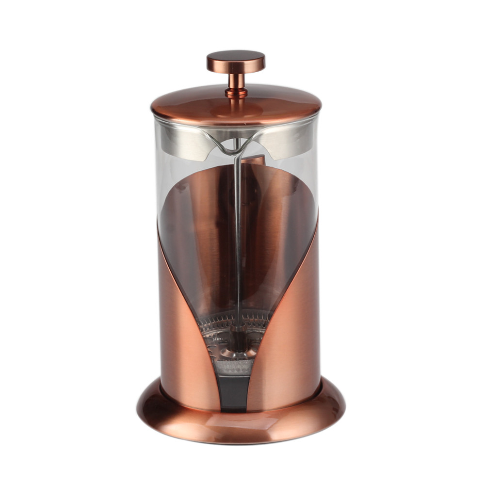 Glass Stainless Steel Coffee Press 1L — 2