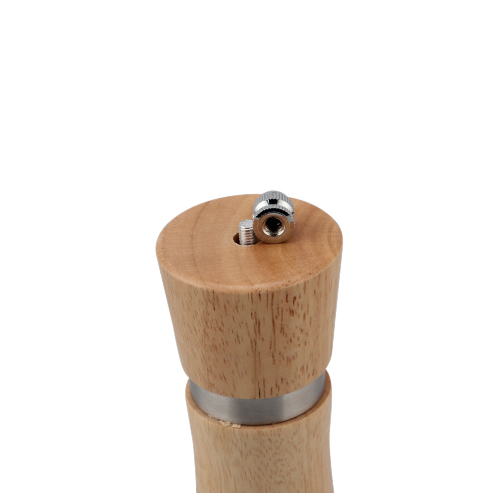 Wooden Salt And Pepper Grinder,6.3 Inch Manual Salt And Pepper Mill — 3