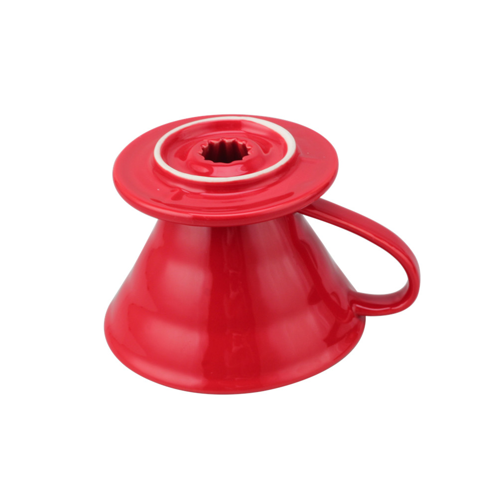 Pour Over Coffee Maker Set, Premium Ceramic Dripper — 4