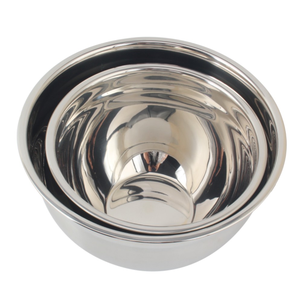 3size Stainless Steel Salad Bowl Set — 6