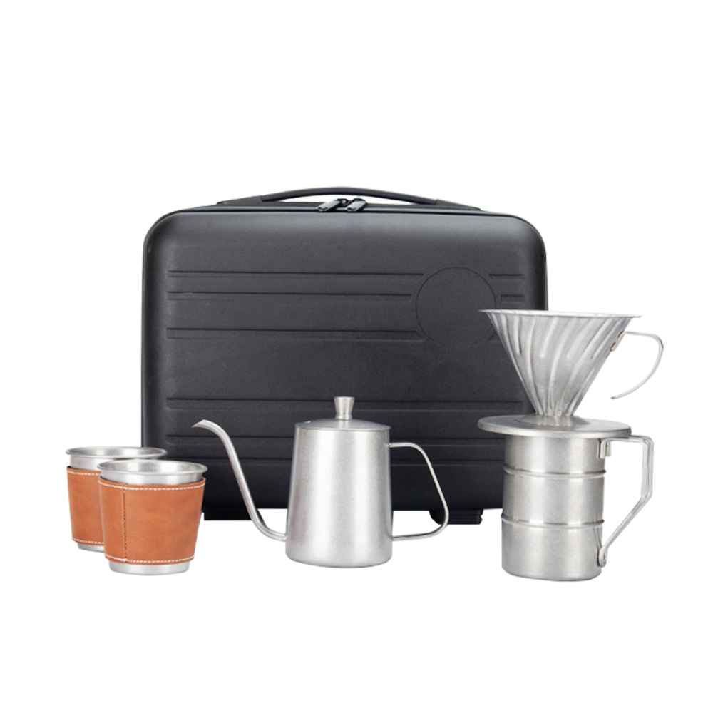 Hand Coffee Gift Set, Camping Accessories Coffee Utensils Gift Set