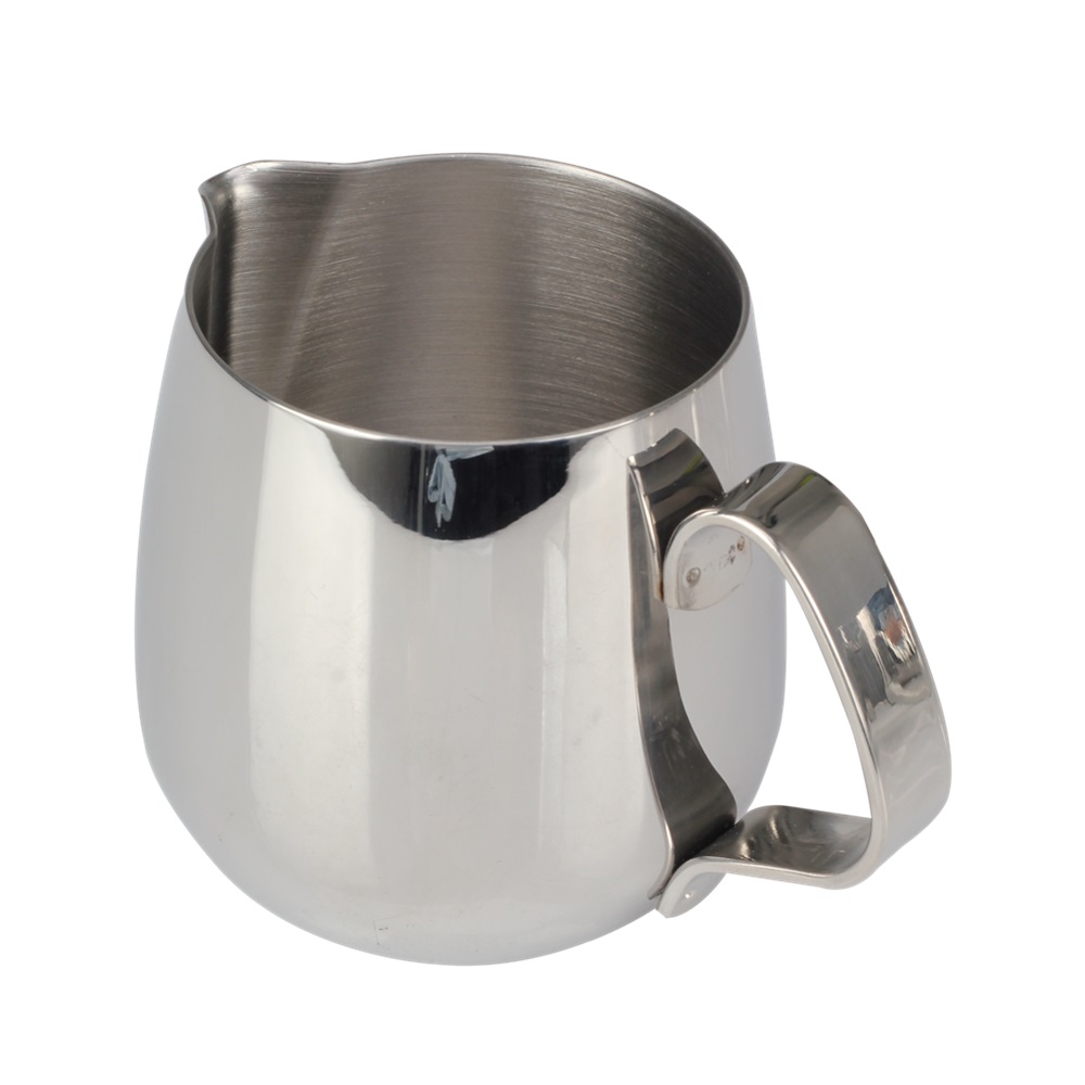 12oz/350ml Milk Frother Cup Stainless Steel Jug — 5