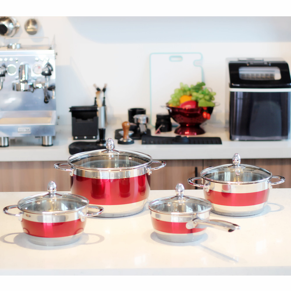 8pcs Stainless Steel Cookware Set — product information