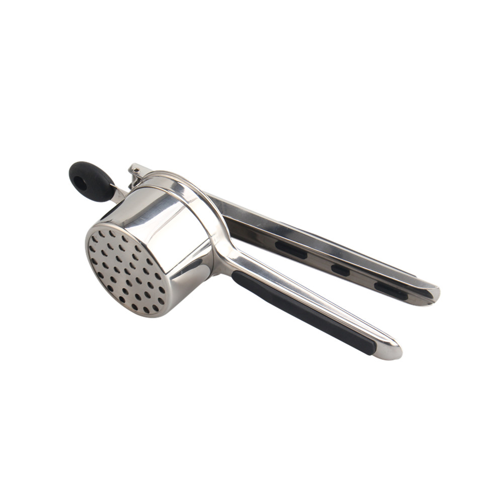 S/S Potato Ricer, Comes With 3 Discs And Non-Slip Silicone Handles — 4