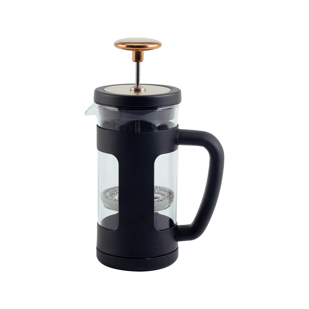Stainless Steel Filter Plunger System & Durable Borosilicate Heat Resistant — 2