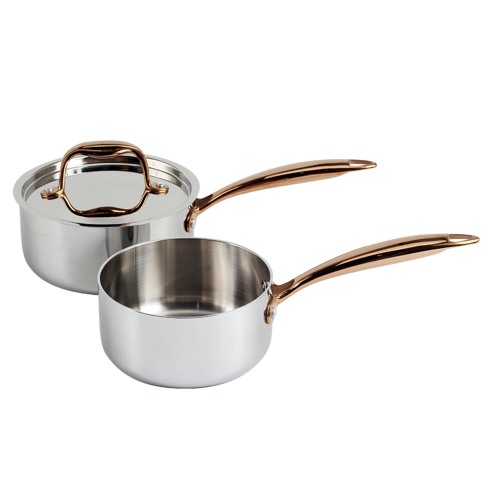 Whole-Clad Tri-Ply Stainless Steel Induction Cookware Set — 4