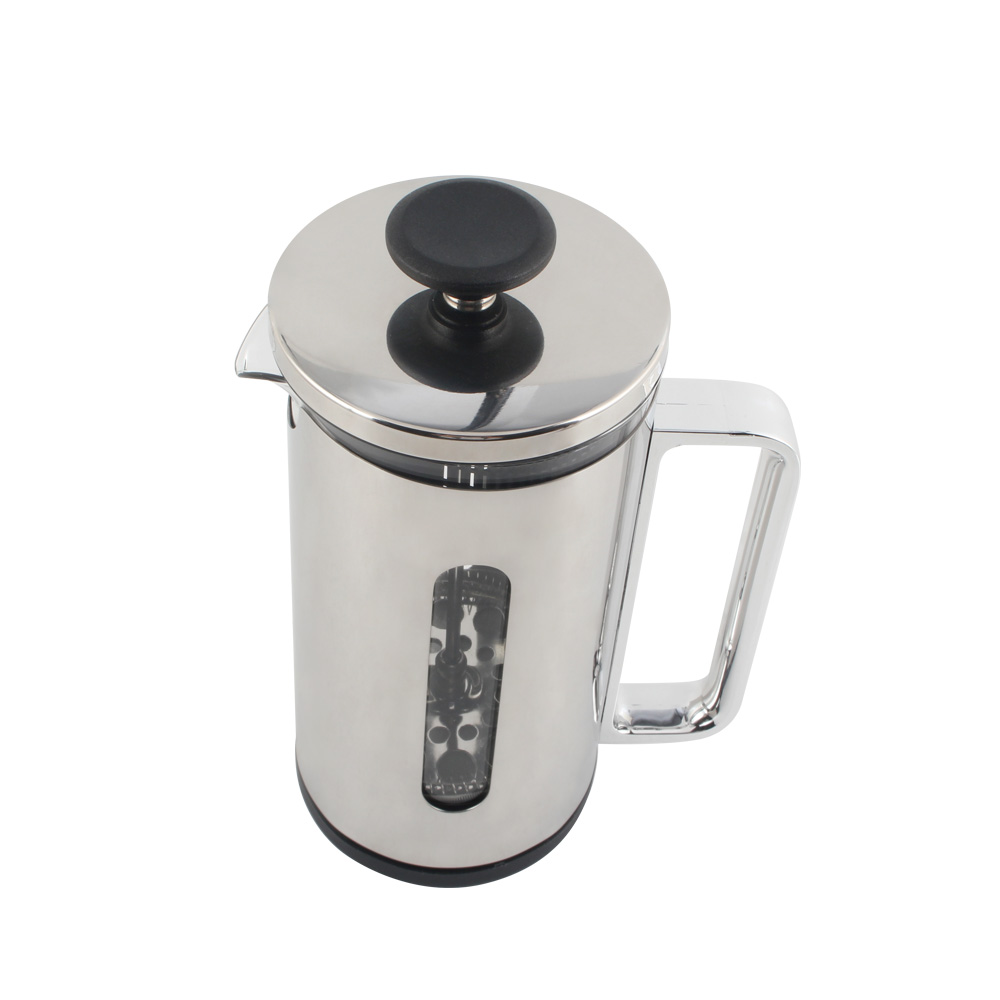 1L Borosilicate Press, Coffee And Tea Brewer, Camping Cafetiere — 3