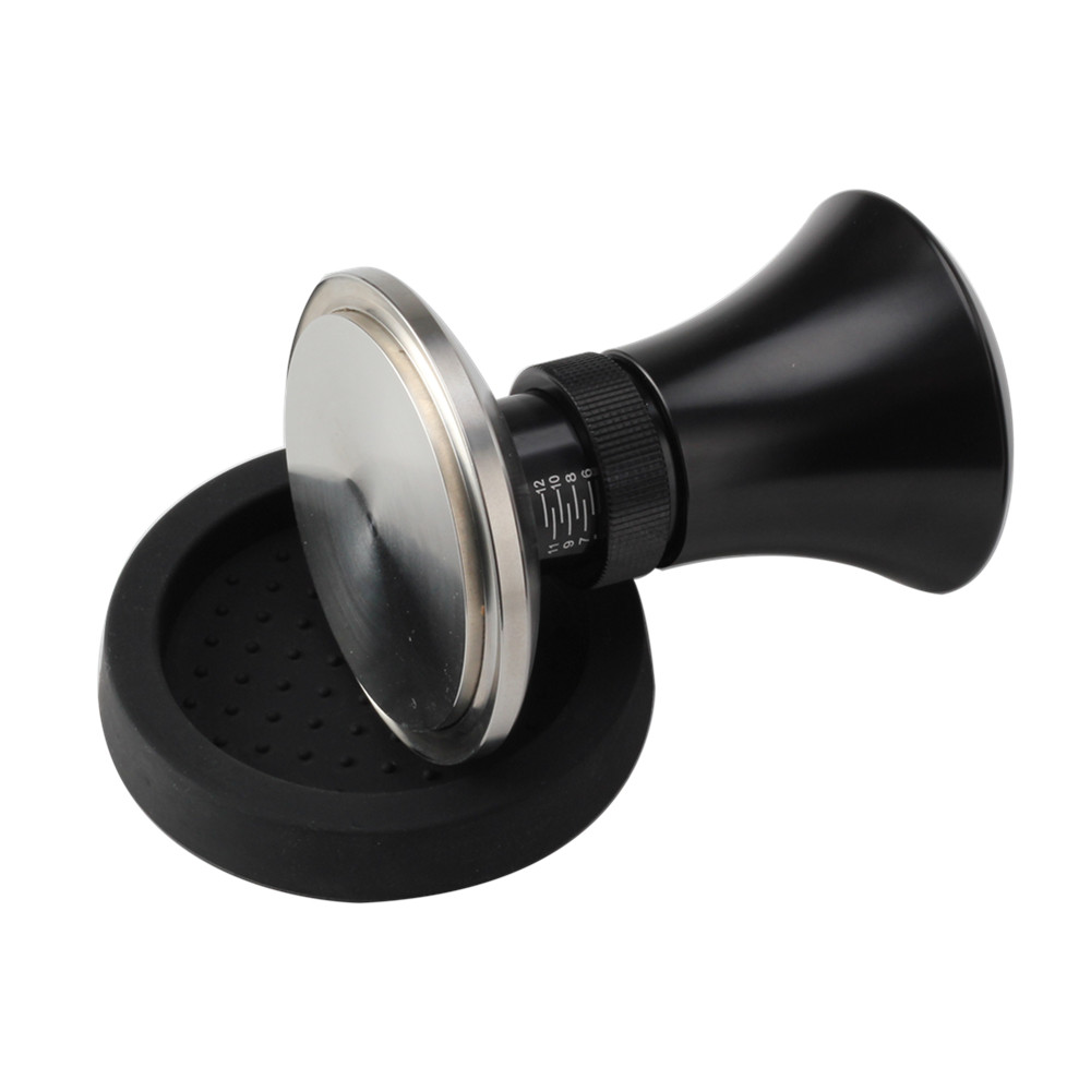 Espresso Tamper Tool, Spring Loaded Tamper With Stainless Steel Base — 5