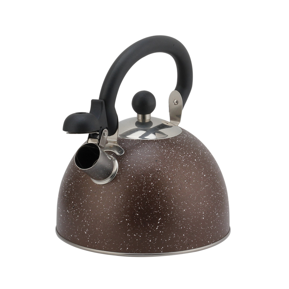 Food Grade Stainless Steel Whistling Kettle for Stove Top with Ergonomic Handle — 3