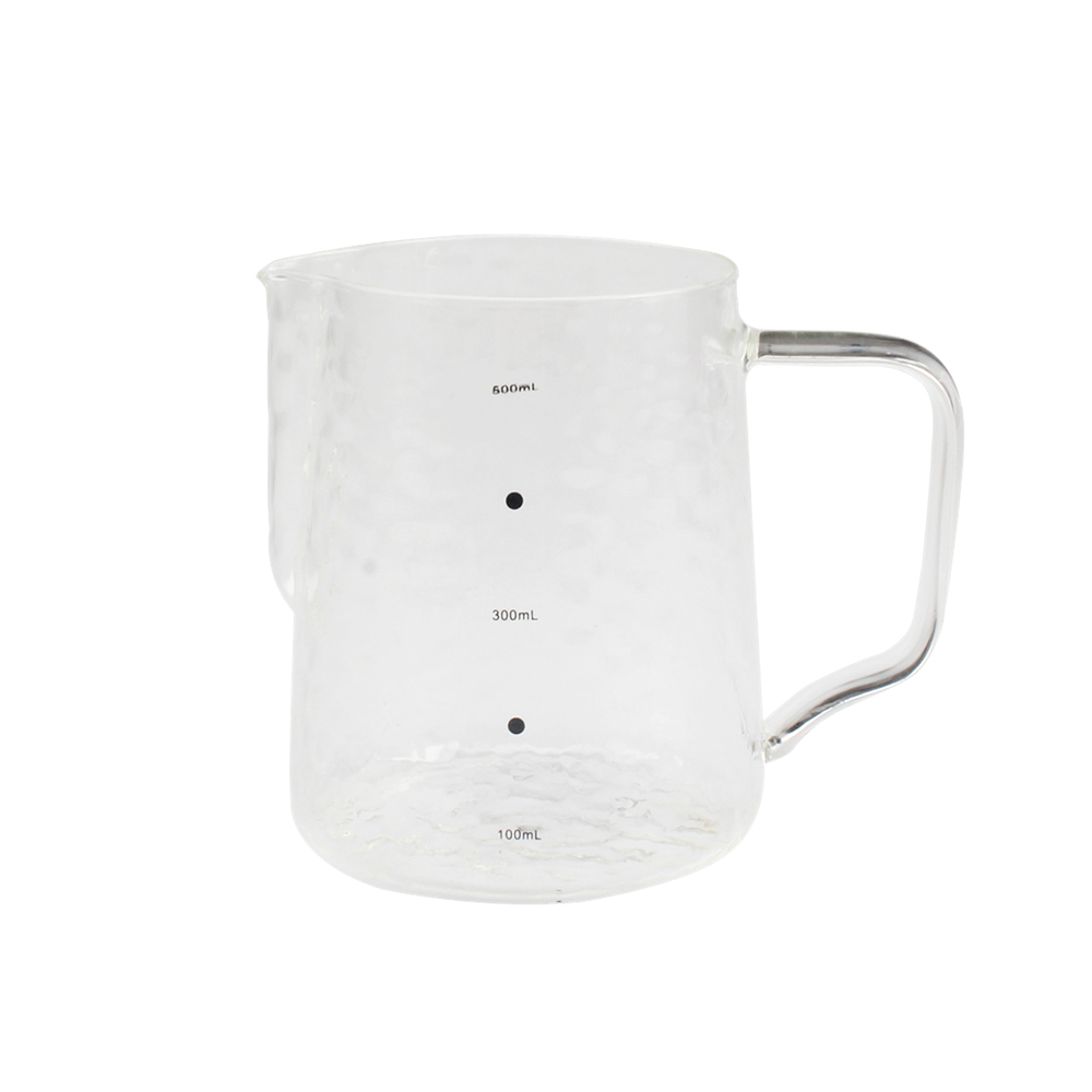 Espresso Accessories Clear Glass Coffee Milk Cup — product information