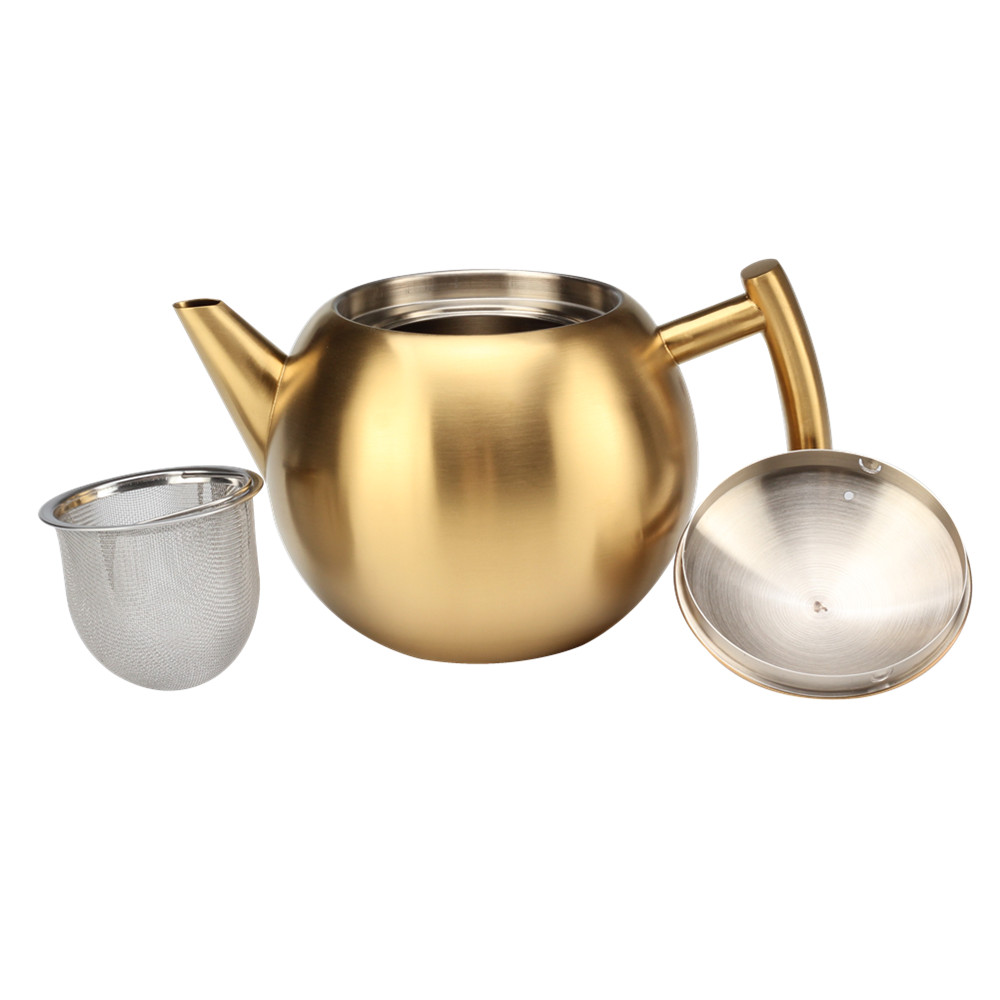 Modern Stainless Steel Teapot Coffee Pot — 5