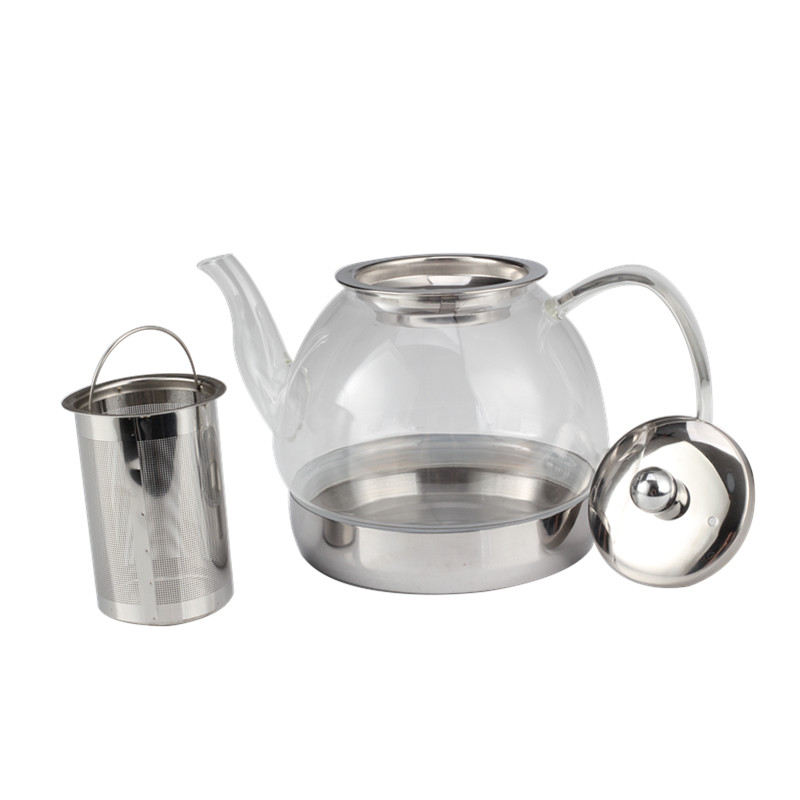 Clear Teapot Infuser With Heat Resistant And Loose Leaf Teapot Infuser — 2