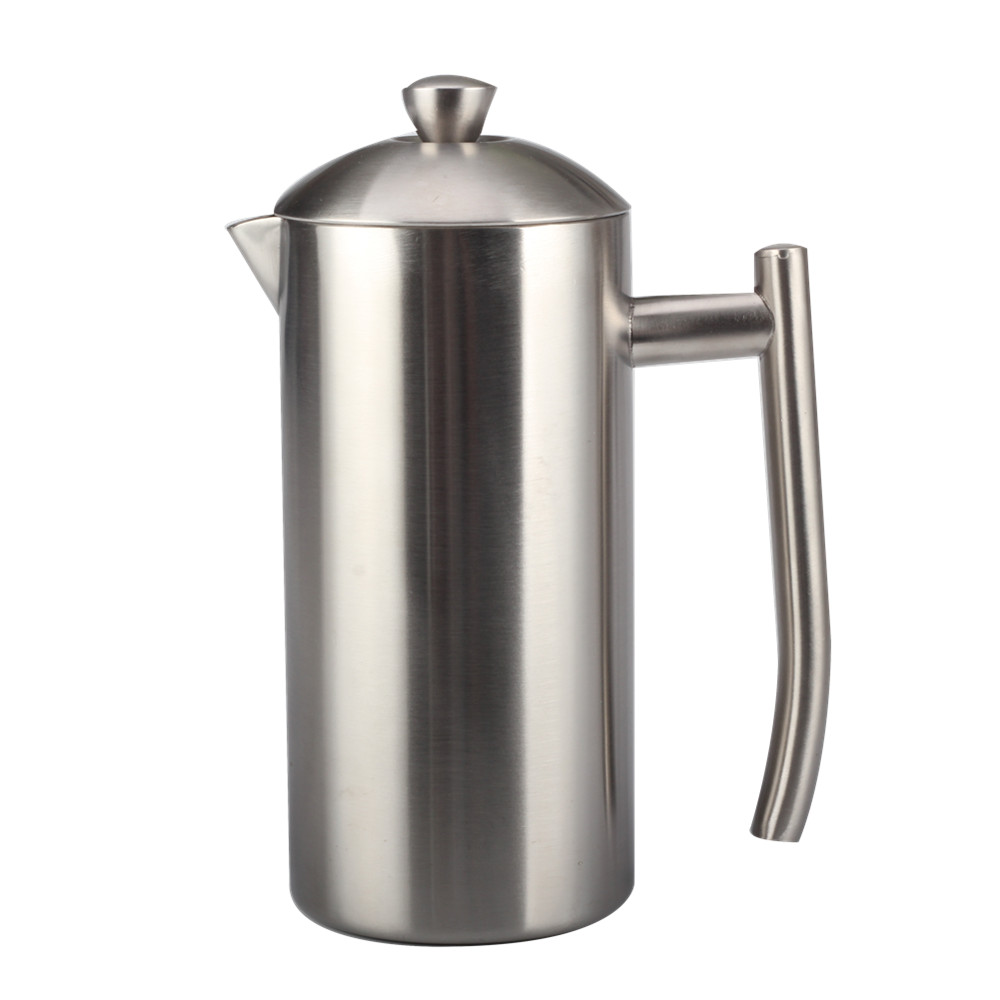 Mirror Polishing High Quality Stainless Steel Manual Coffee Makers 34oz — product information
