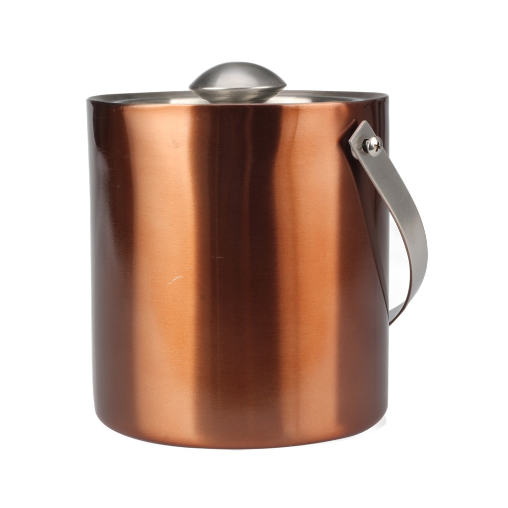 Bronze Color, Ice Bucket, Stainless Steel Ice Bucket — 6