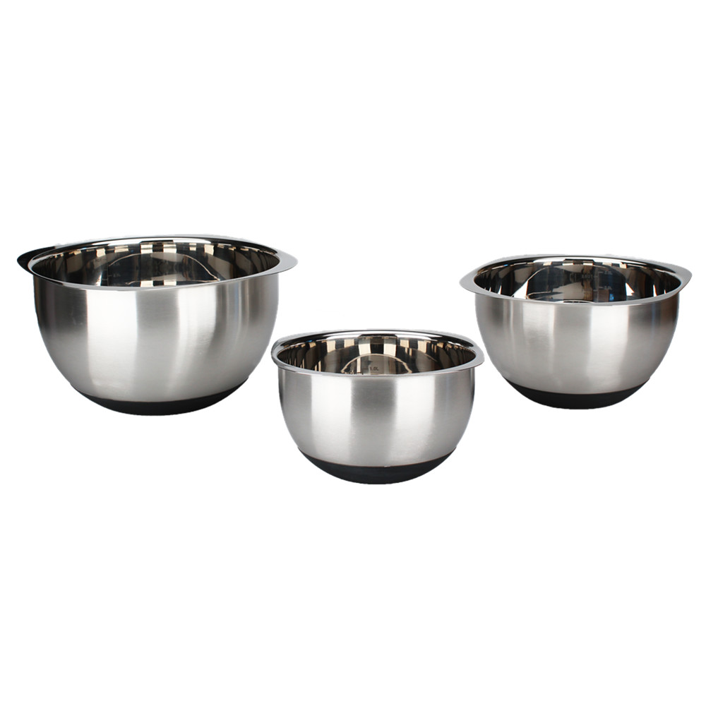 3pcs Square Mixing Bowls, Nested Bowls Kitchen Mixing — 4