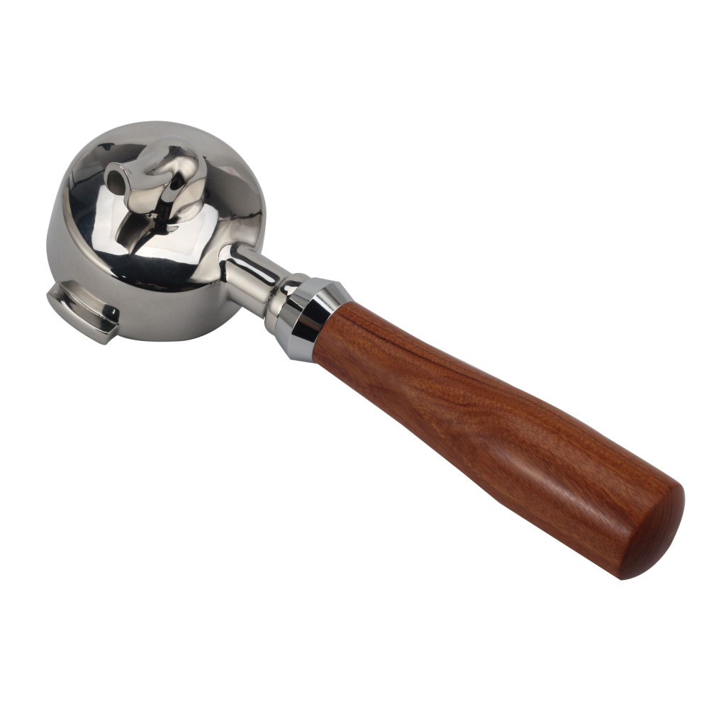 Espresso Bottomless Single Spout Portafilter With 2 Ears — product information