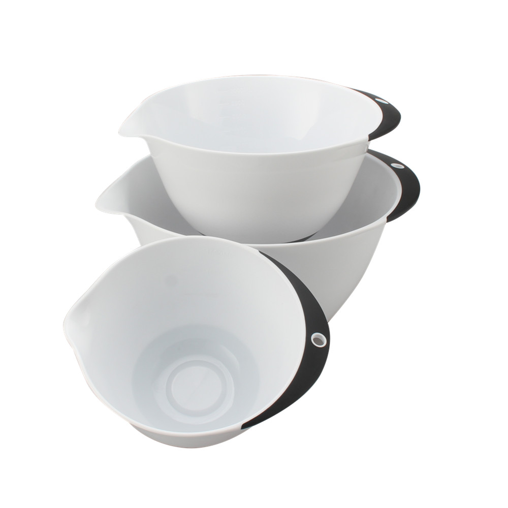 3pcs Plastic Mixing Bowl Set — 8