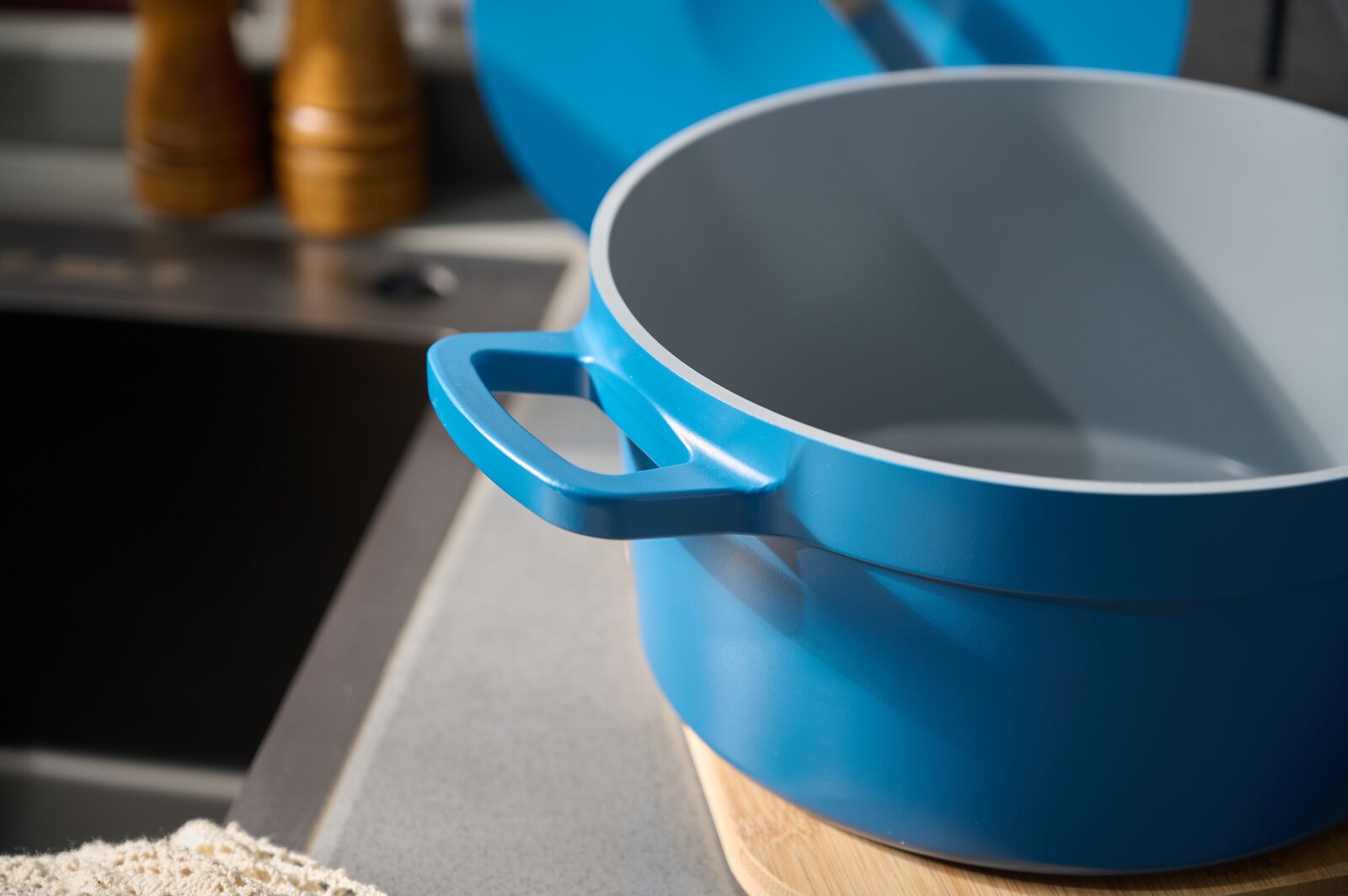 Pots And Pans Set, Aluminum Cookware Set, Fry Pan, Aluminium Lid — 5