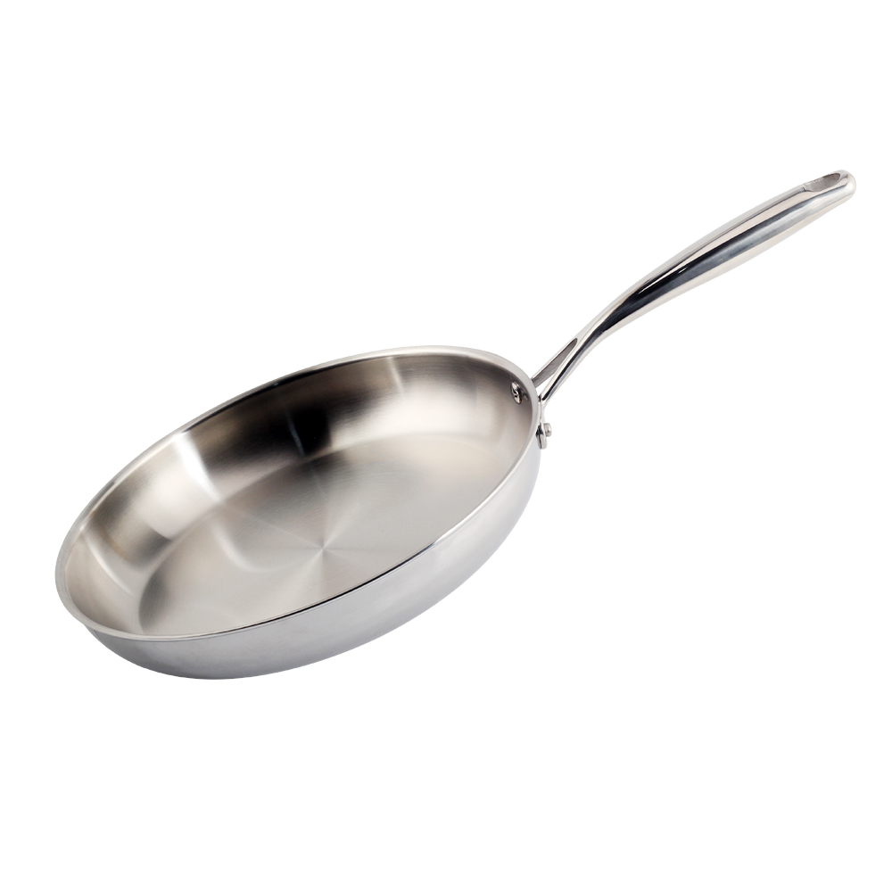 Tri-Ply 12 Inch Stainless Steel Frying Pan — 3